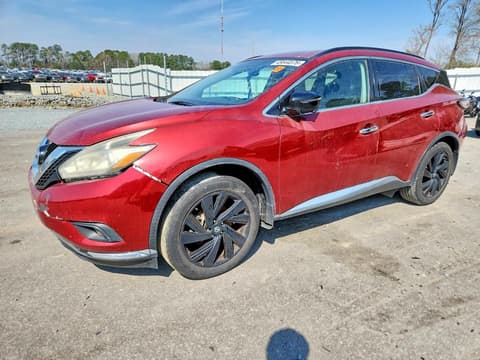 2017 Nissan Murano, VIN 5N1AZ2MG2HN136654. Фото 1 з 6 з аукціону Copart. Каталог авто зі США OpenDataCar.