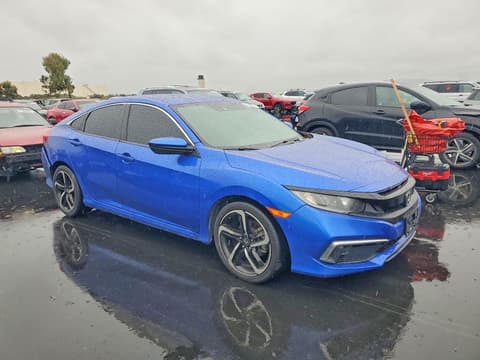 2019 Honda Civic, VIN 19XFC2F61KE209105. Фото 4 з 6 з аукціону Copart. Каталог авто зі США OpenDataCar.