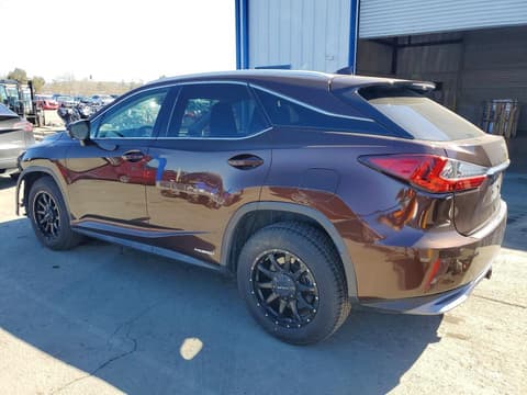 2016 Lexus RX 450h, VIN 2T2BGMCA6GC004596. Фото 2 з 6 з аукціону Copart. Каталог авто зі США OpenDataCar.
