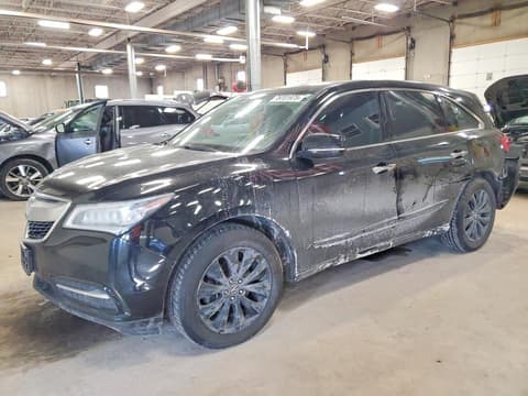 2016 Acura MDX, VIN 5FRYD4H4XGB008915. Фото 1 з 6 з аукціону Copart. Каталог авто зі США OpenDataCar.