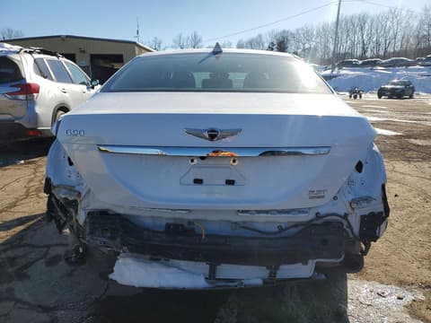 2019 Genesis G90, VIN KMTF34JA9KU058699. Photo 6 of 6 from Copart auction. OpenDataCar US salvage catalog.