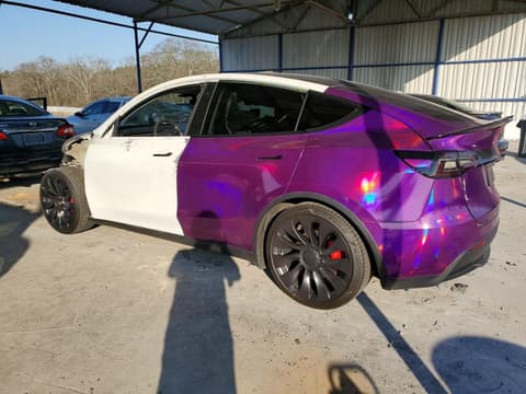 2020 Tesla Model Y, VIN 5YJYGDEF8LF037483. Фото 2 з 6 з аукціону Copart. Каталог авто зі США OpenDataCar.