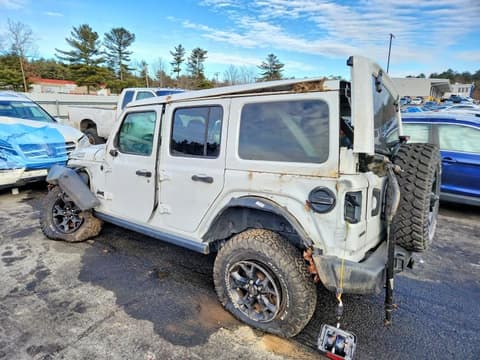 2021 Jeep Wrangler Unlimited, VIN 1C4HJXDM6MW530790. Фото 2 з 6 з аукціону Copart. Каталог авто зі США OpenDataCar.