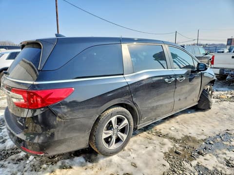 2018 Honda Odyssey, VIN 5FNRL6H8XJB021503. Photo 3 of 6 from Copart auction. OpenDataCar US salvage catalog.