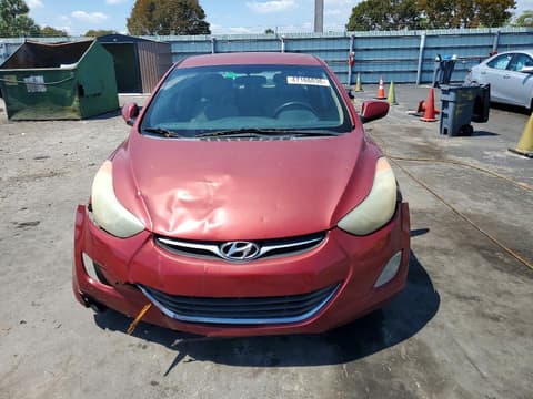 2013 Hyundai Elantra, VIN 5NPDH4AE6DH341021. Фото 5 из 6 с аукциона Copart. Каталог авто из США OpenDataCar.