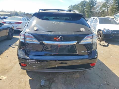 2012 Lexus RX 350, VIN 2T2BK1BA6CC138954. Фото 6 з 6 з аукціону Copart. Каталог авто зі США OpenDataCar.