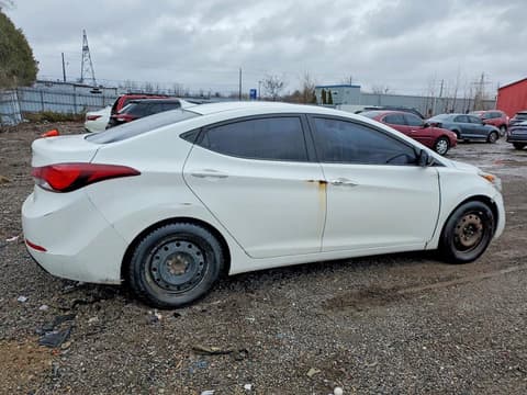 2014 Hyundai Elantra, VIN 5NPDH4AE6EH487131. Photo 3 of 6 from Copart auction. OpenDataCar US salvage catalog.