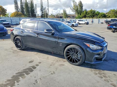 2018 Infiniti Q50, VIN JN1EV7AP5JM352841. Фото 4 з 6 з аукціону Copart. Каталог авто зі США OpenDataCar.
