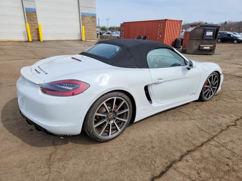 2015 Porsche Boxster, VIN WP0CB2A84FS140282. Фото 3 з 6 з аукціону Copart. Каталог авто зі США OpenDataCar.