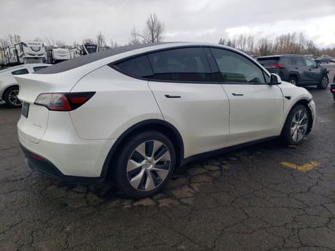 2021 Tesla Model Y, VIN 5YJYGDEE6MF215156. Фото 3 з 6 з аукціону Copart. Каталог авто зі США OpenDataCar.