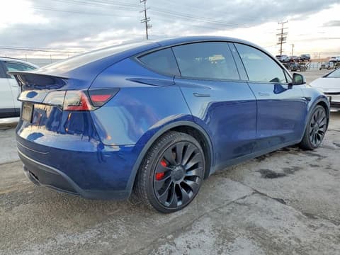 2022 Tesla Model Y, VIN 7SAYGDEF1NF558549. Фото 3 з 6 з аукціону Copart. Каталог авто зі США OpenDataCar.
