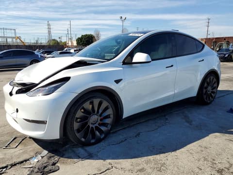 2022 Tesla Model Y, VIN 7SAYGDEF3NF558052. Фото 1 з 6 з аукціону Copart. Каталог авто зі США OpenDataCar.