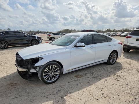 2017 Genesis G80, VIN KMHGN4JE8HU175789. Photo 1 of 6 from Copart auction. OpenDataCar US salvage catalog.