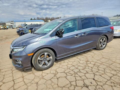 2020 Honda Odyssey, VIN 5FNRL6H84LB040504. Фото 1 з 6 з аукціону Copart. Каталог авто зі США OpenDataCar.