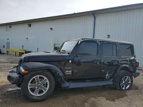2018 Jeep Wrangler Unlimited, VIN 1C4HJXEN1JW145821. Photo 1 of 6 from Copart auction. OpenDataCar US salvage catalog.