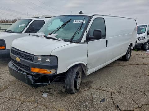 2023 Chevrolet Express 2500, VIN 1GCWGBFP5P1175337. Фото 1 з 6 з аукціону Copart. Каталог авто зі США OpenDataCar.