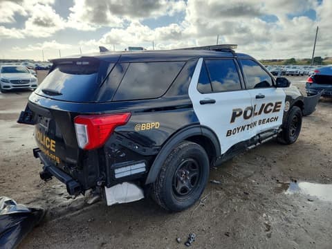 2020 Ford Explorer, VIN 1FM5K8AB2LGC92594. Photo 3 of 6 from Copart auction. OpenDataCar US salvage catalog.