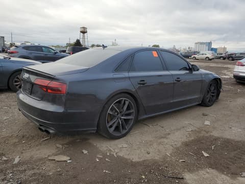 2017 Audi S8, VIN WUAJ5AFD8HN900765. Фото 3 з 6 з аукціону Copart. Каталог авто зі США OpenDataCar.