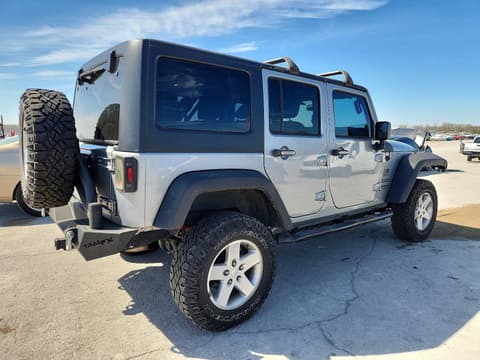 2014 Jeep Wrangler Unlimited, VIN 1C4BJWDG7EL288833. Photo 3 of 6 from Copart auction. OpenDataCar US salvage catalog.