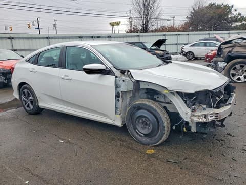2019 Honda Civic, VIN 2HGFC2F65KH593329. Фото 4 из 6 с аукциона Copart. Каталог авто из США OpenDataCar.