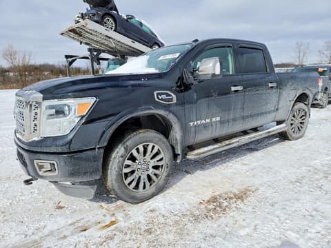 2017 Nissan Titan, VIN 1N6AA1F49HN529346. Photo 1 of 6 from Copart auction. OpenDataCar US salvage catalog.