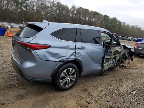 2022 Toyota Highlander, VIN 5TDHZRAH7NS115250. Фото 3 з 6 з аукціону Copart. Каталог авто зі США OpenDataCar.