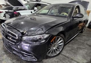 2022 Mercedes-benz S-Class, VIN W1K6G7GBXNA121955. Фото 2 з 6 з аукціону Copart. Каталог авто зі США OpenDataCar.