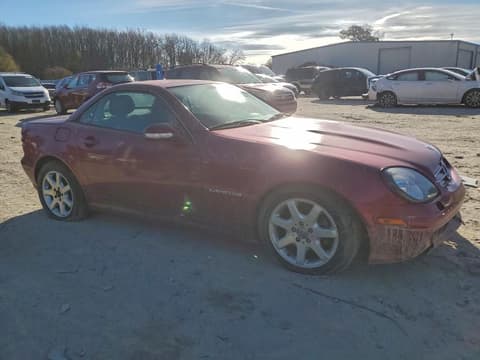 2001 Mercedes-benz SLK-Class, VIN WDBKK49F81F202762. Фото 4 з 6 з аукціону Copart. Каталог авто зі США OpenDataCar.