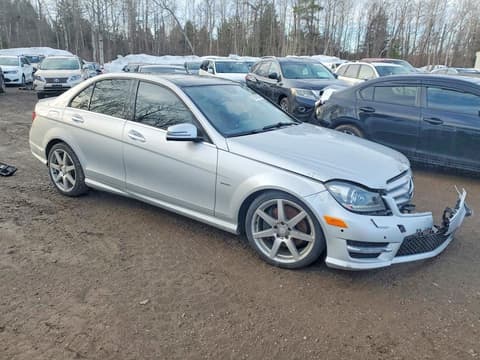 2012 Mercedes-benz C-Class, VIN WDDGF8JBXCA622721. Фото 4 з 6 з аукціону Copart. Каталог авто зі США OpenDataCar.