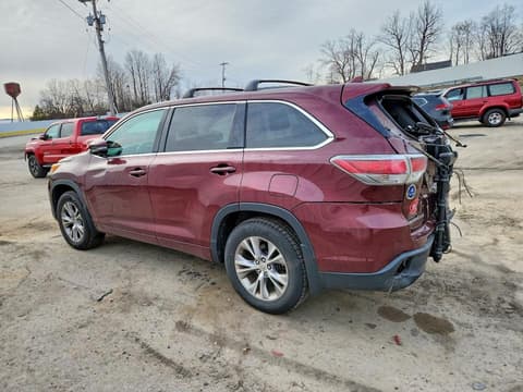 2015 Toyota Highlander, VIN 5TDBKRFH1FS214179. Фото 2 з 6 з аукціону Copart. Каталог авто зі США OpenDataCar.