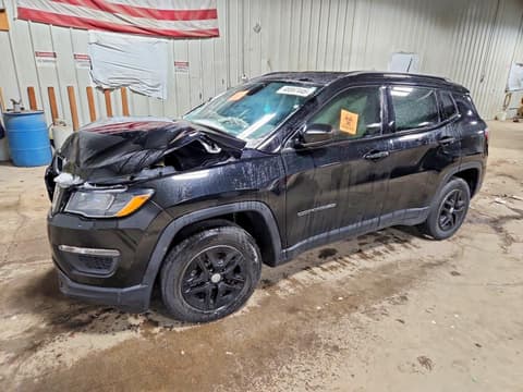 2018 Jeep Compass, VIN 3C4NJCAB7JT140605. Фото 1 з 6 з аукціону Copart. Каталог авто зі США OpenDataCar.