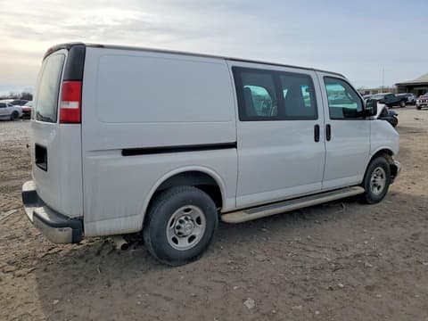 2018 Chevrolet Express 2500, VIN 1GCWGAFGXJ1904174. Фото 3 з 6 з аукціону Copart. Каталог авто зі США OpenDataCar.