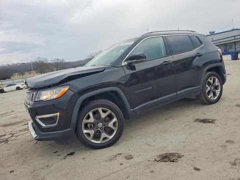 2019 Jeep Compass, VIN 3C4NJDCB7KT827894. Фото 1 з 6 з аукціону Copart. Каталог авто зі США OpenDataCar.