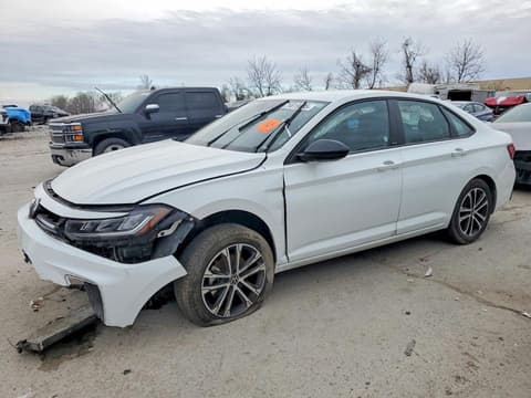 2025 Volkswagen Jetta, VIN 3VWBX7BU4SM042312. Photo 1 of 6 from Copart auction. OpenDataCar US salvage catalog.