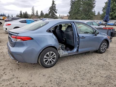 2021 Toyota Corolla, VIN JTDEAMDE0MJ031667. Фото 3 з 6 з аукціону Copart. Каталог авто зі США OpenDataCar.