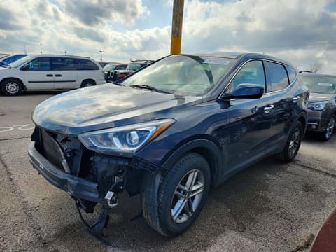 2018 Hyundai Santa Fe, VIN 5XYZT3LB9JG527009. Фото 1 из 6 с аукциона Copart. Каталог авто из США OpenDataCar.