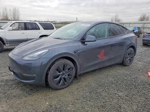 2025 Tesla Model Y, VIN 7SAYGDEE4SF281057. Фото 1 з 6 з аукціону Copart. Каталог авто зі США OpenDataCar.