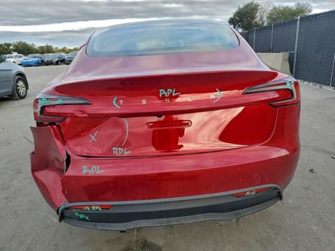 2025 Tesla Model 3, VIN 5YJ3E1EA0SF048513. Фото 6 з 6 з аукціону Copart. Каталог авто зі США OpenDataCar.