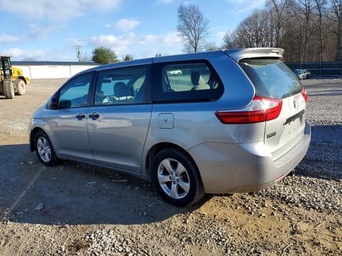 2017 Toyota Sienna, VIN 5TDZZ3DC8HS850048. Фото 2 з 6 з аукціону Copart. Каталог авто зі США OpenDataCar.