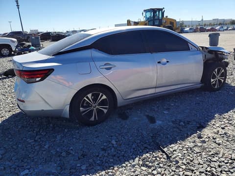 2020 Nissan Sentra, VIN 3N1AB8CVXLY310528. Фото 3 з 6 з аукціону Copart. Каталог авто зі США OpenDataCar.