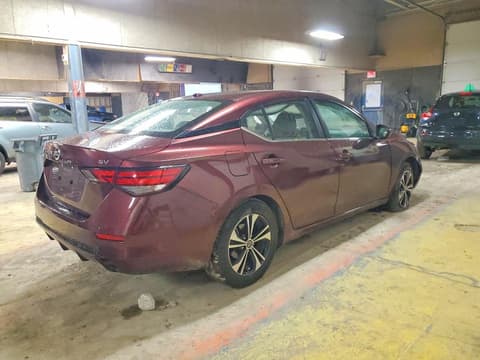 2022 Nissan Sentra, VIN 3N1AB8CV9NY223433. Фото 3 з 6 з аукціону Copart. Каталог авто зі США OpenDataCar.