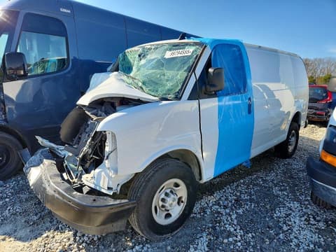2024 Chevrolet Express 2500, VIN 1GCWGAFP5R1165002. Фото 1 з 6 з аукціону Copart. Каталог авто зі США OpenDataCar.