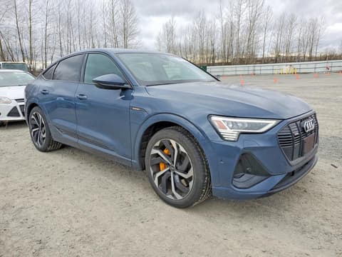 2022 Audi e-tron Sportback, VIN WA12AAGE9NB021996. Фото 4 из 6 с аукциона Copart. Каталог авто из США OpenDataCar.