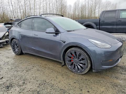 2023 Tesla Model Y, VIN 7SAYGDEF3PF846785. Photo 4 of 6 from Copart auction. OpenDataCar US salvage catalog.