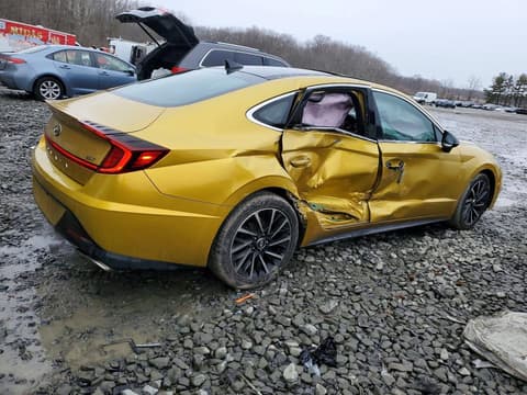 2020 Hyundai Sonata, VIN 5NPEJ4J20LH019147. Zdjęcie 3 z 6 z aukcji Copart. Katalog aut z USA OpenDataCar.