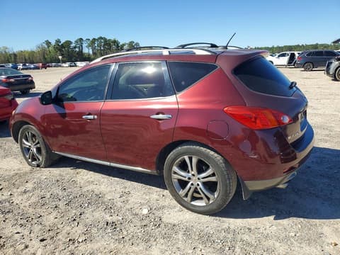 2009 Nissan Murano, VIN JN8AZ18W19W119120. Фото 2 з 6 з аукціону Copart. Каталог авто зі США OpenDataCar.