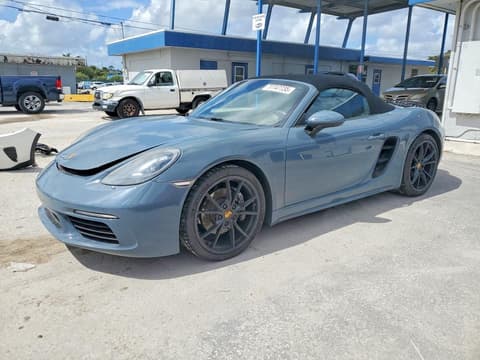 2017 Porsche Boxster, VIN WP0CA2A82HS220797. Фото 1 з 6 з аукціону Copart. Каталог авто зі США OpenDataCar.