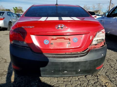 2017 Hyundai Accent, VIN KMHCT4AEXHU252666. Фото 6 з 6 з аукціону Copart. Каталог авто зі США OpenDataCar.