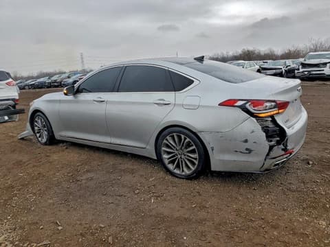 2017 Genesis G80, VIN KMHGN4JE0HU193803. Фото 2 з 6 з аукціону Copart. Каталог авто зі США OpenDataCar.