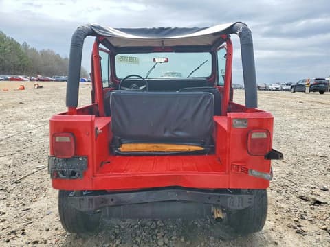 1995 Jeep Wrangler, VIN 1J4FY19P1SP321820. Фото 6 из 6 с аукциона Copart. Каталог авто из США OpenDataCar.